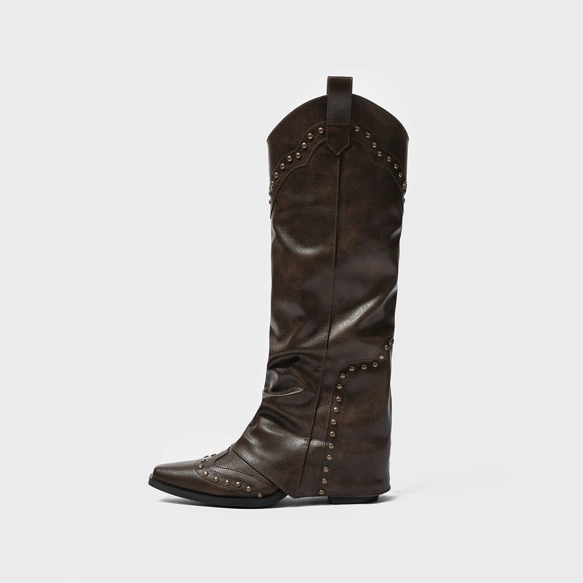 Rivet Vintage Cowboy Boots [H675]