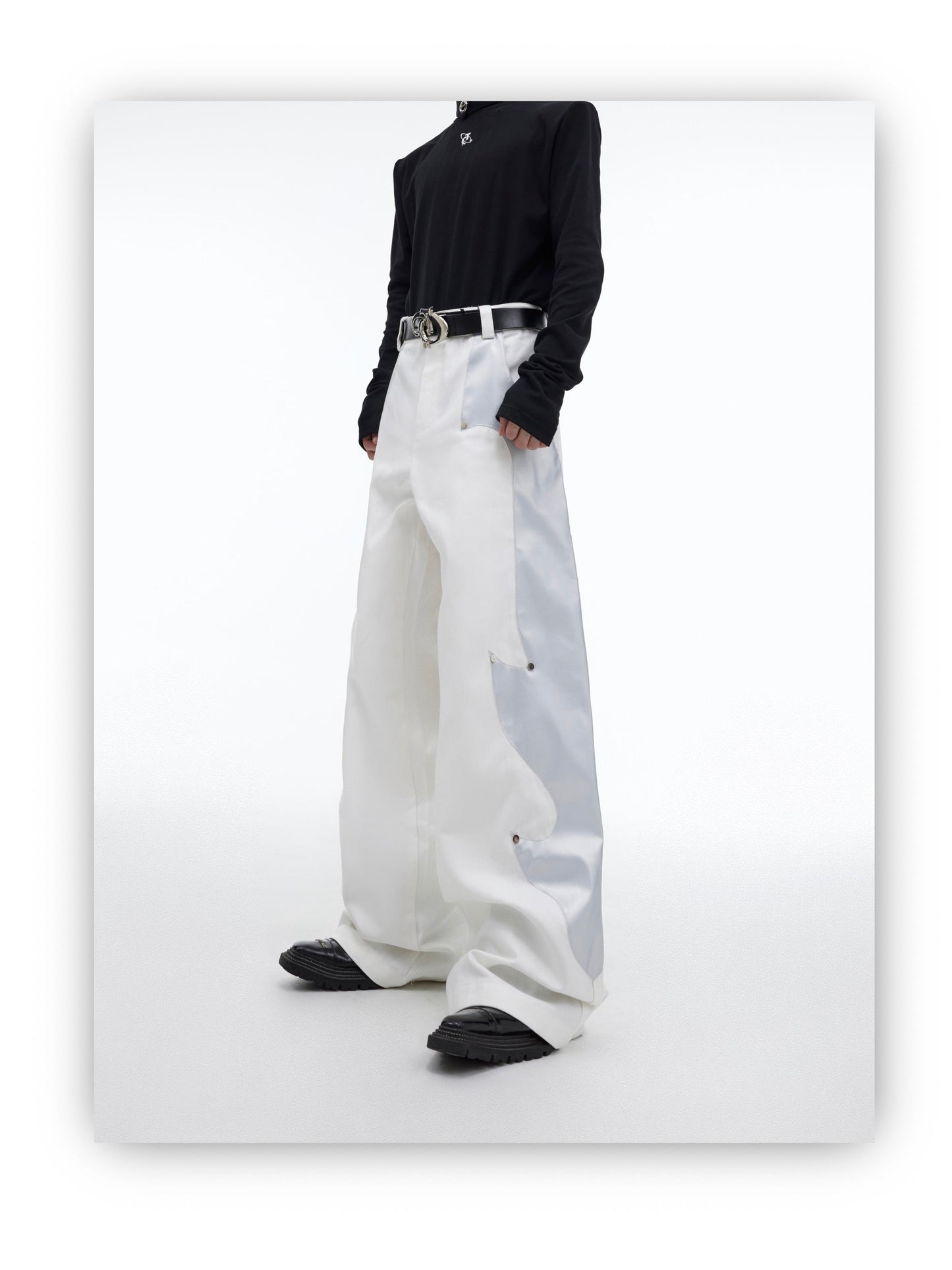 Flame leg wide leg Oversized Pants | ARGUE CULTURE Collection [H452]