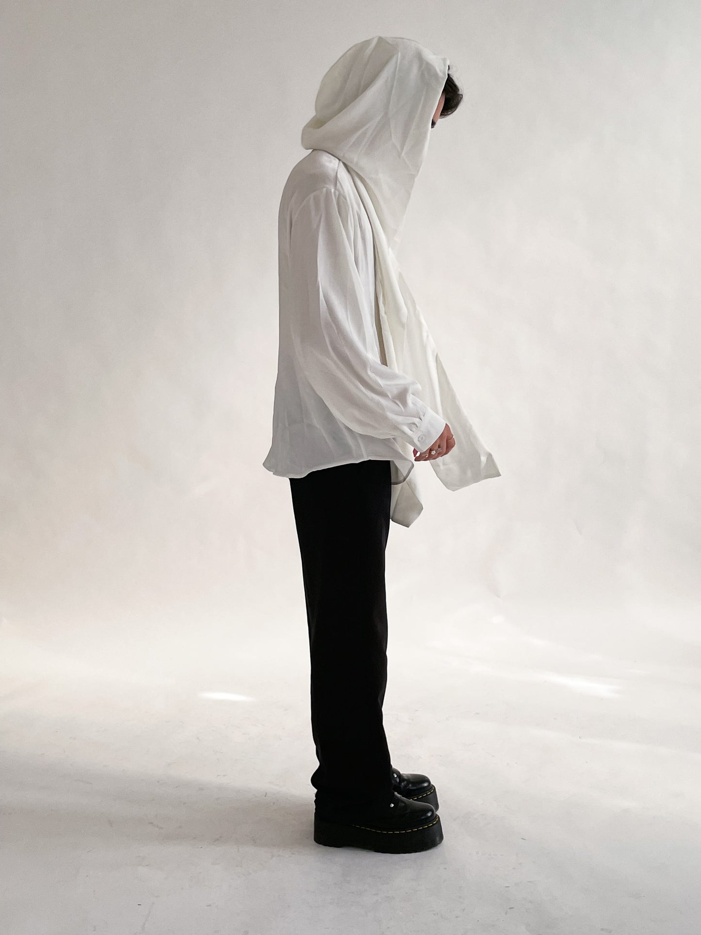 Futuristic Dystopian Shawl Long sleeve Shirt | ARGUE CULTURE Collection [H509]