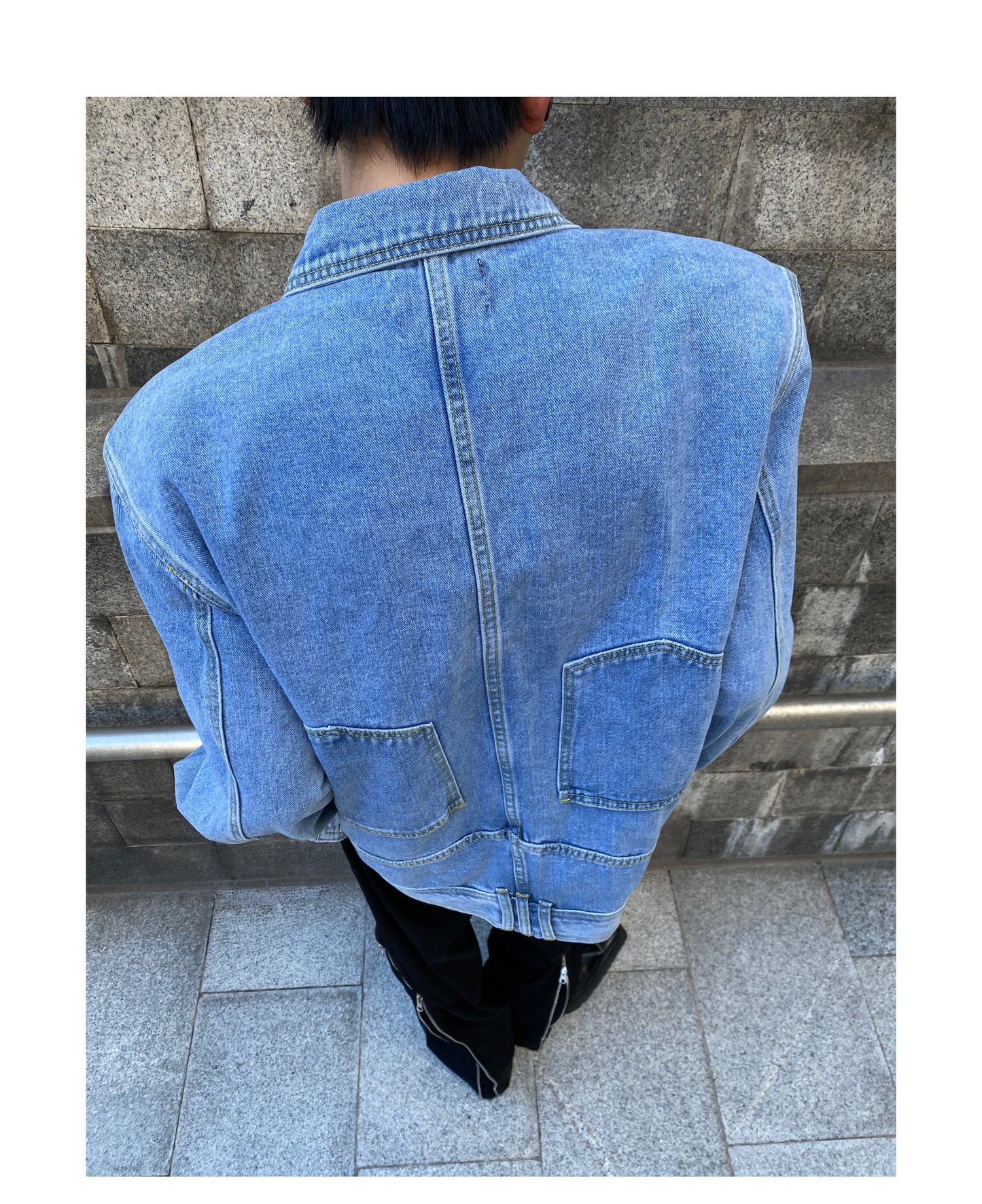 UNISEX Spring Pocket Jean Jacket | ARGUE CULTURE Collection [H034]