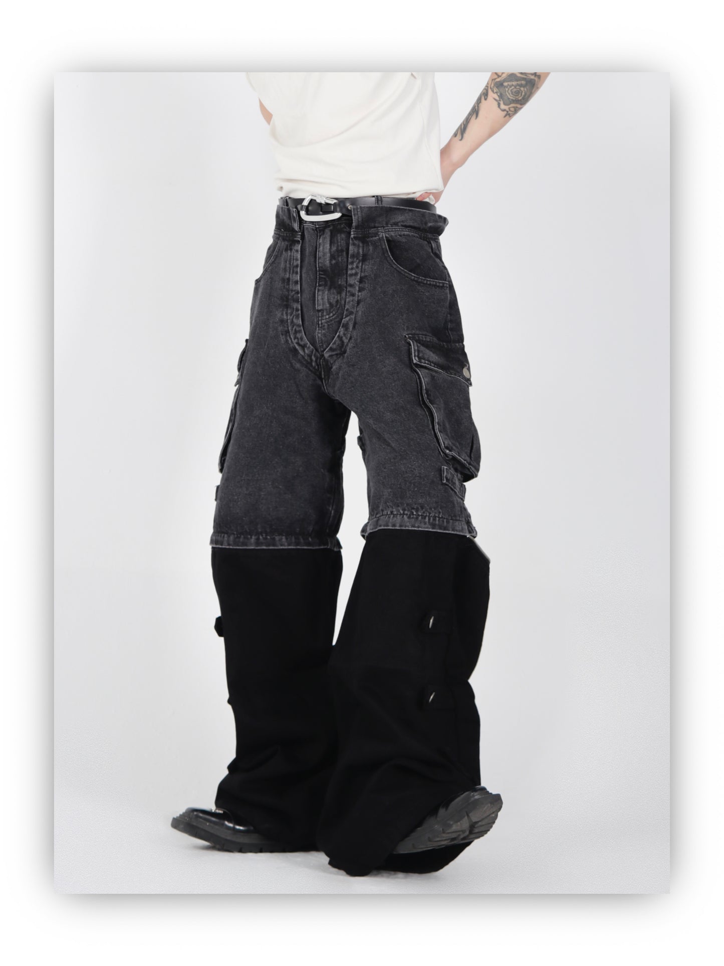 UNISEX Half Colored Denim Jeans | ARGUE CULTURE Collection [H117]