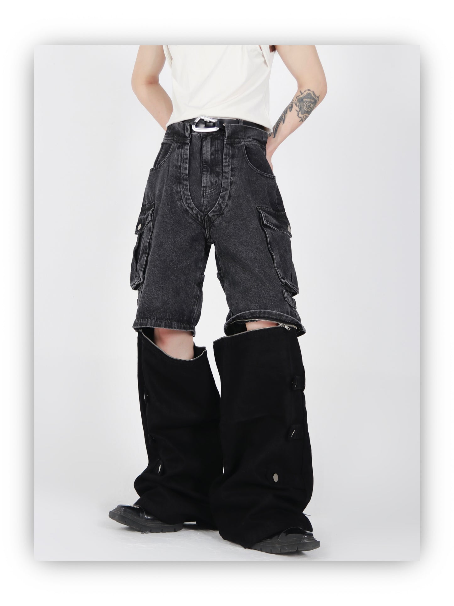 UNISEX Half Colored Denim Jeans | ARGUE CULTURE Collection [H117]