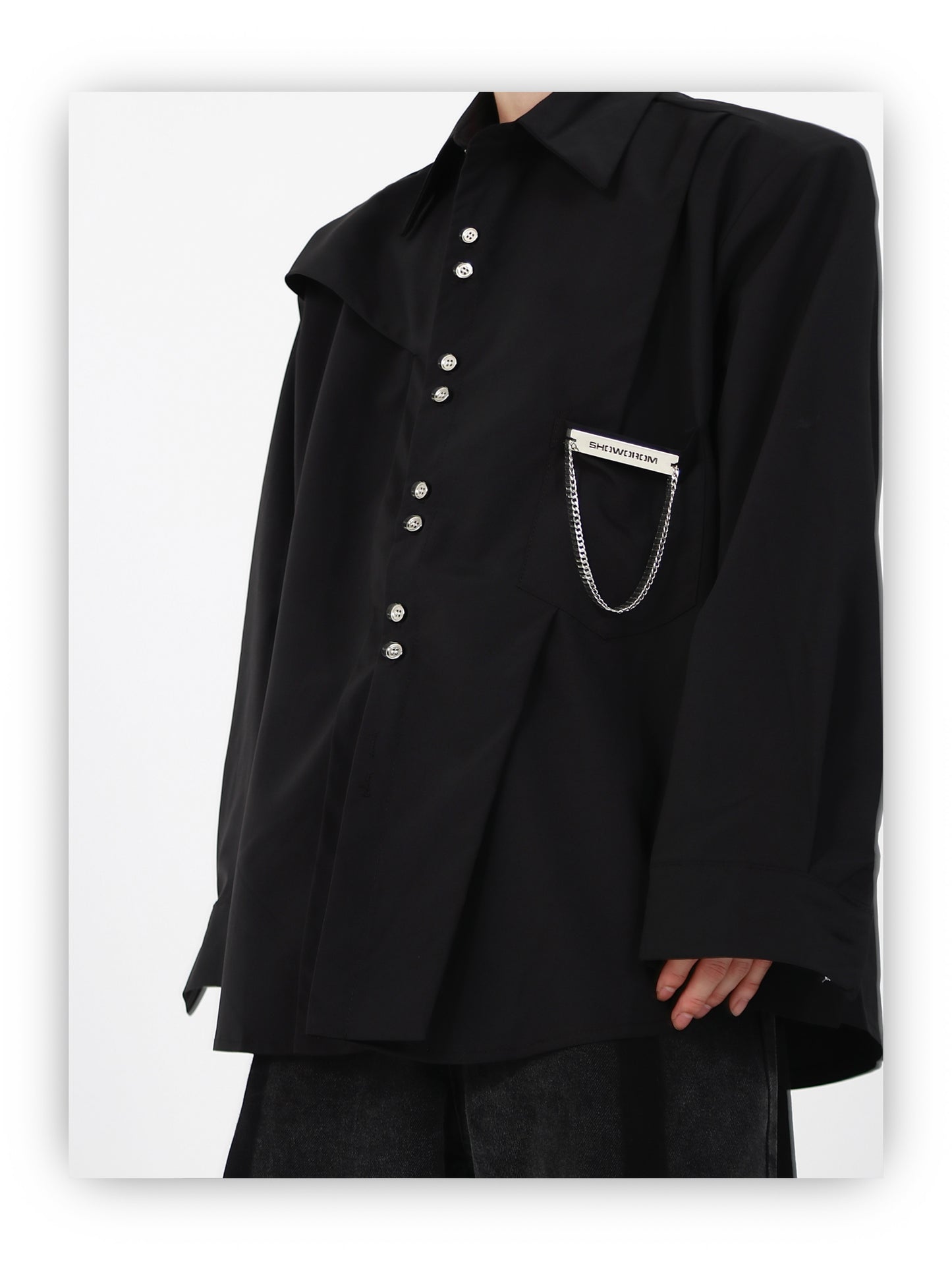 UNISEX Metal Pocket Embellishment Shirt | ARGUE CULTURE Collection [H088]