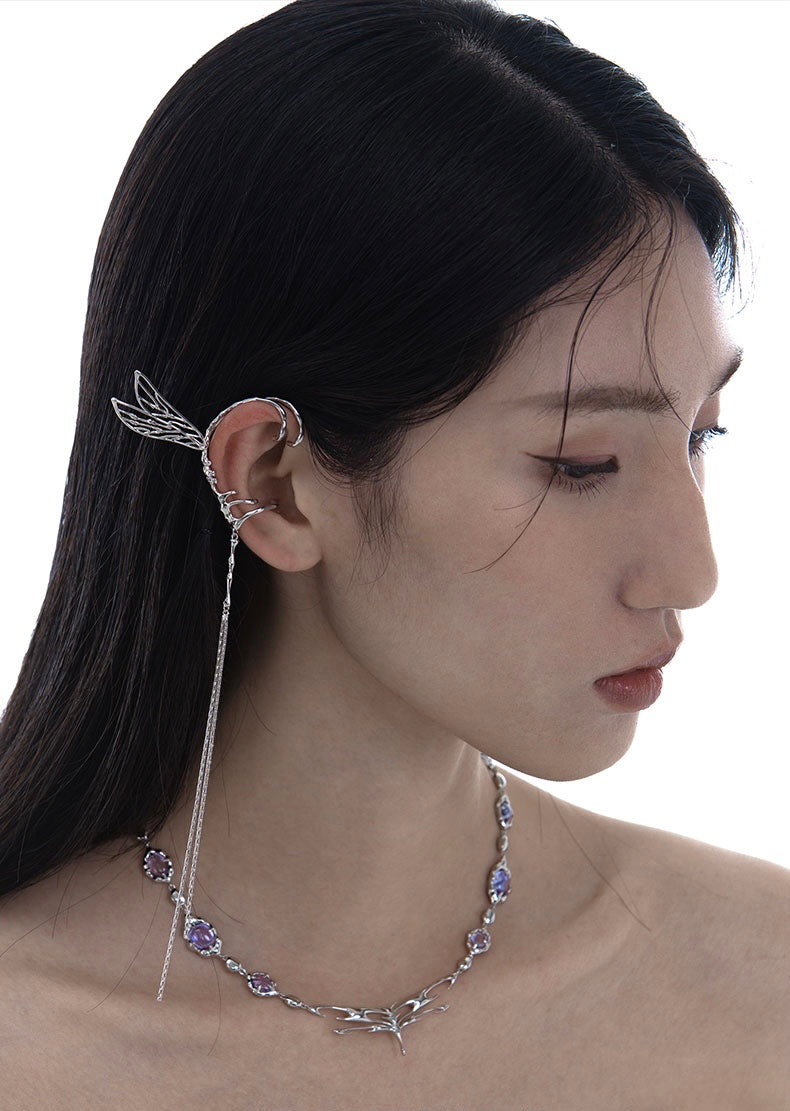 DRAGONFLY EAR CUFF | Dreamcatcher Series [H224] PLANKTONT