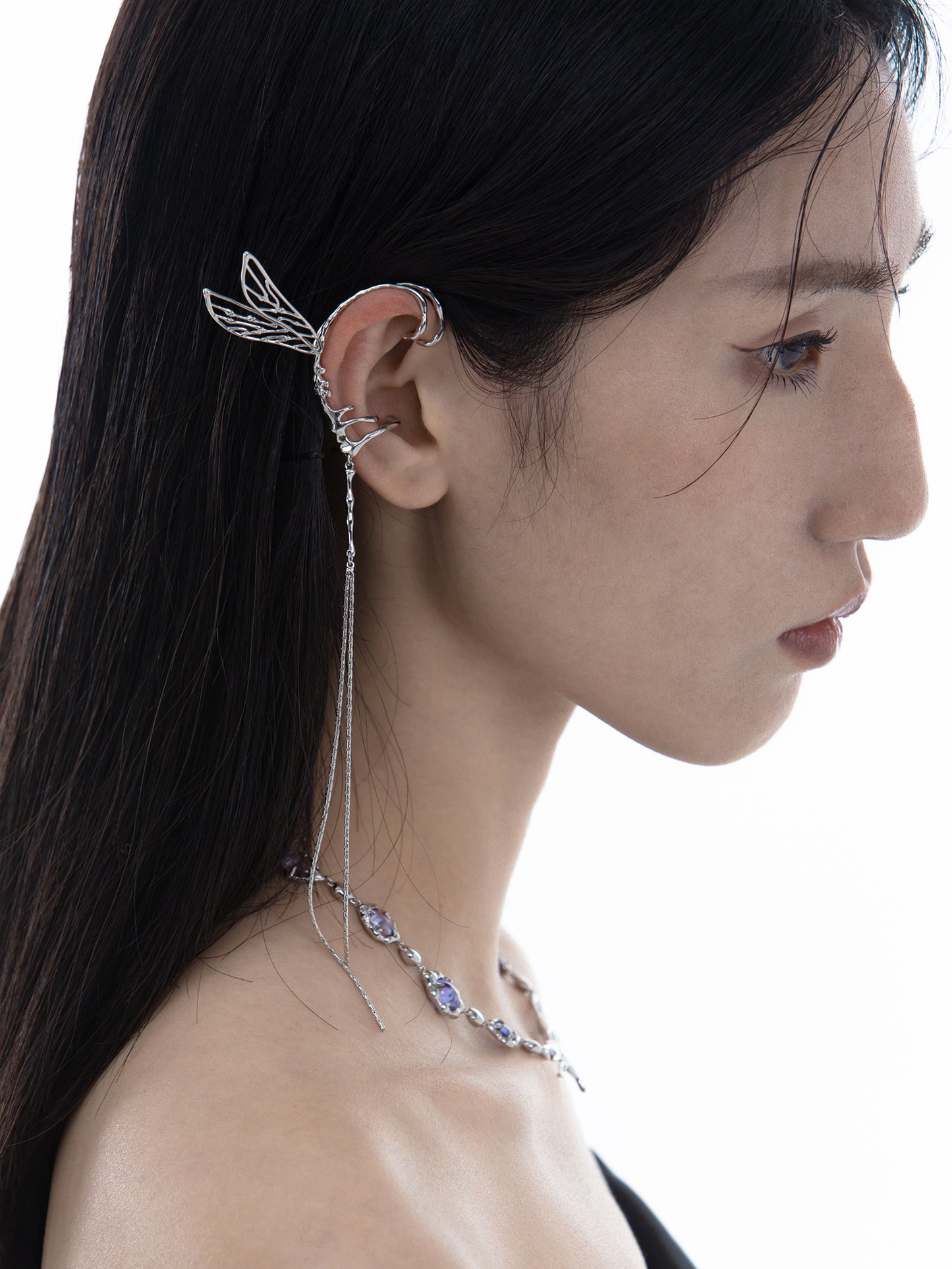 DRAGONFLY EAR CUFF | Dreamcatcher Series [H224] PLANKTONT