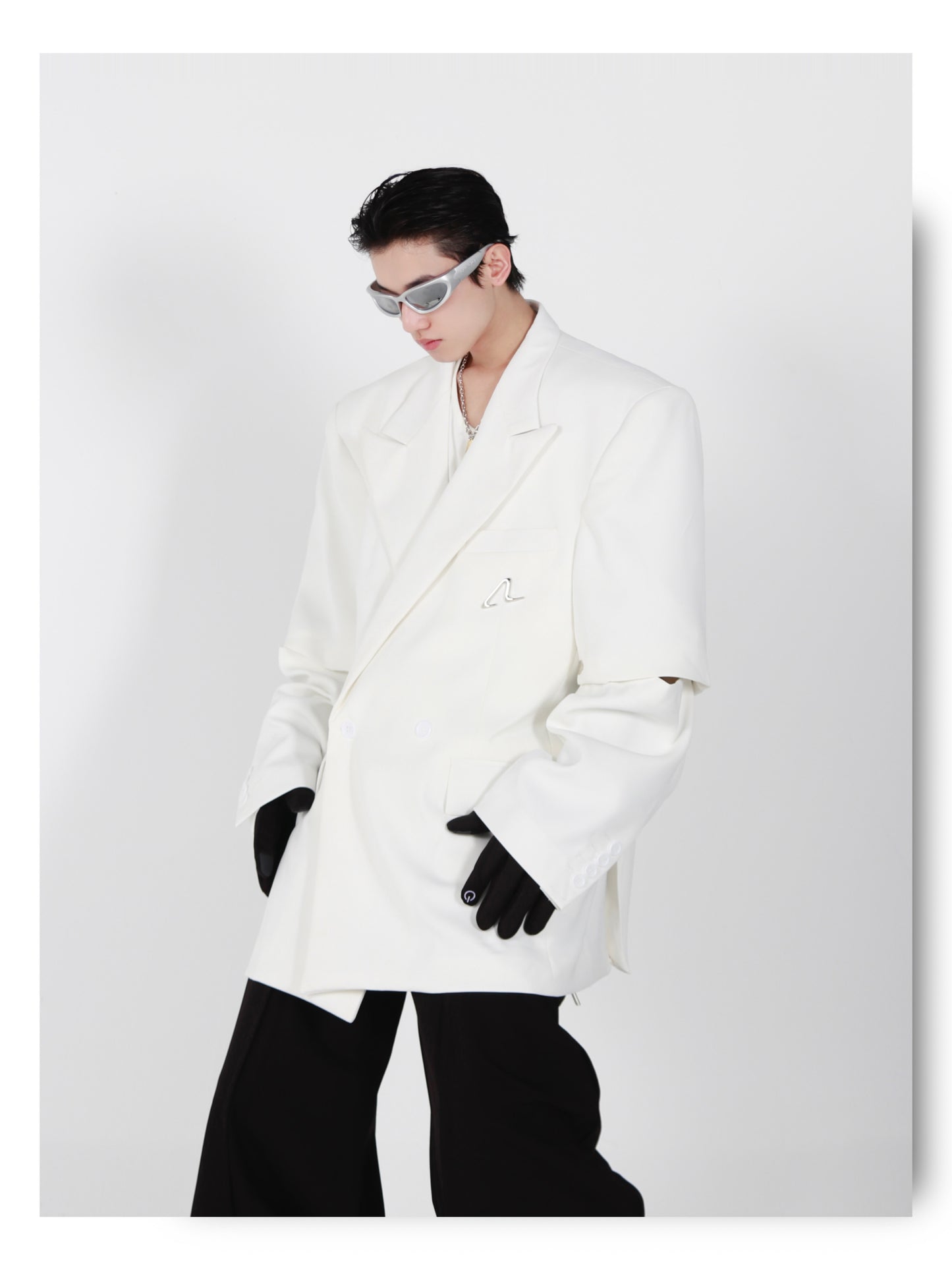 UNISEX Oversized Removable Sleeves Blazer (Suit) | ARGUE CULTURE Collection [H064]