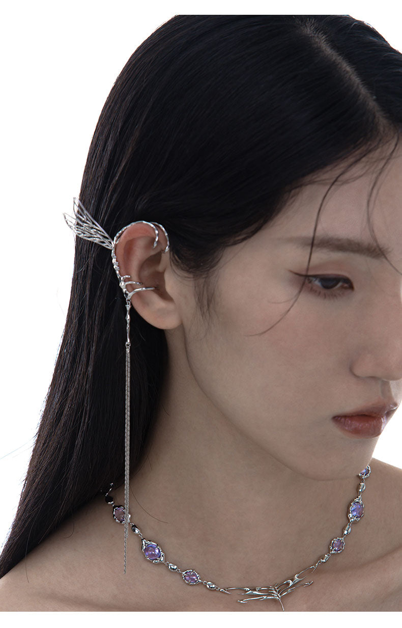 DRAGONFLY EAR CUFF | Dreamcatcher Series [H224] PLANKTONT