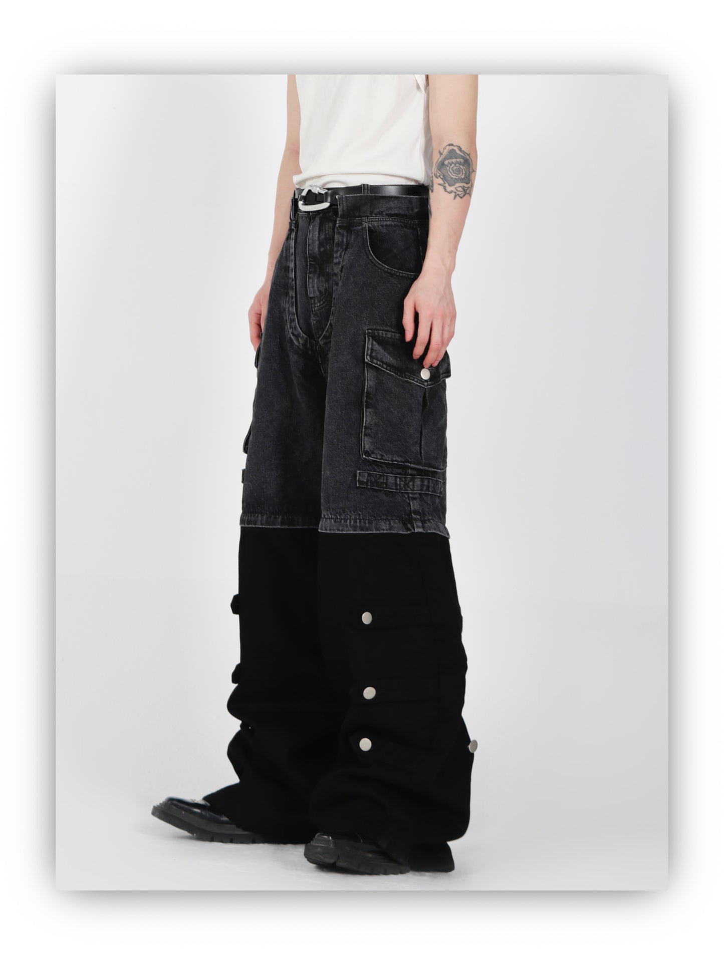 UNISEX Half Colored Denim Jeans | ARGUE CULTURE Collection [H117]