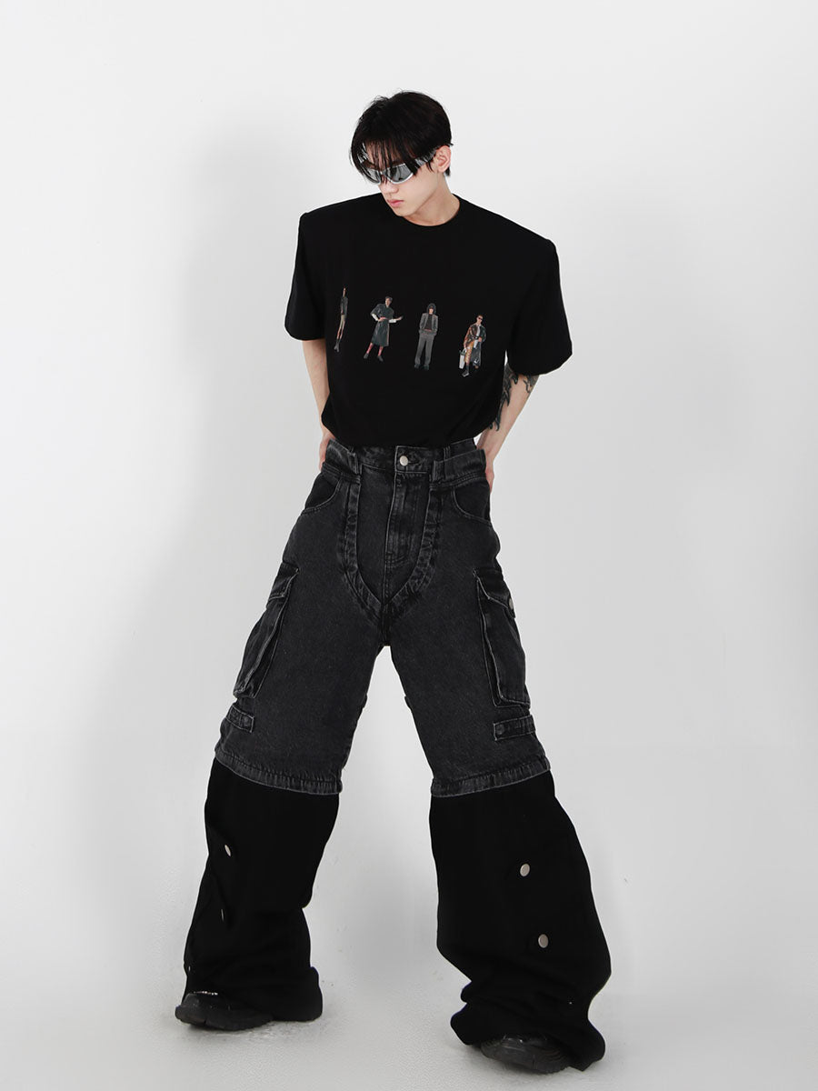 UNISEX Half Colored Denim Jeans | ARGUE CULTURE Collection [H117]