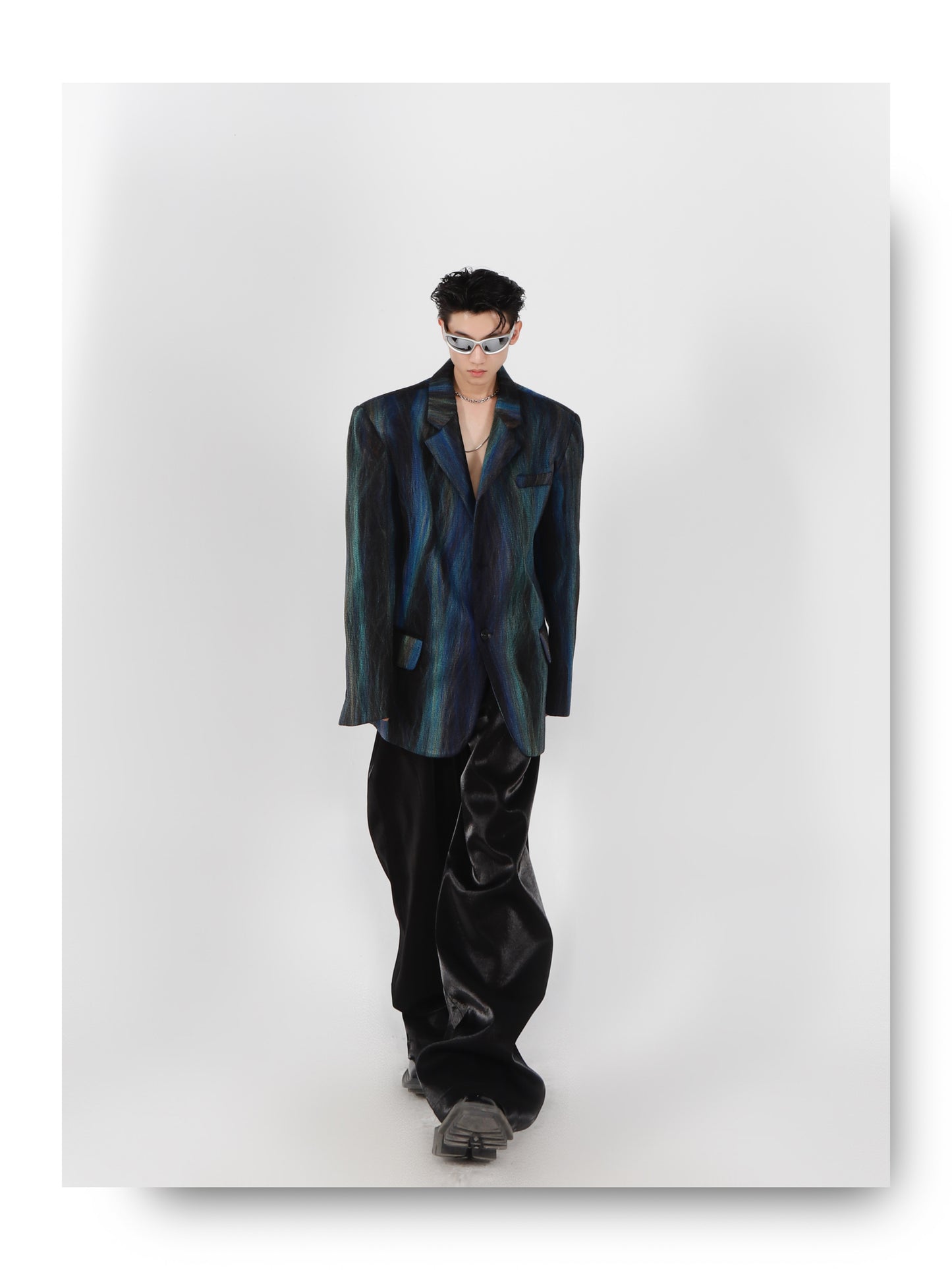 UNISEX Futuristic Patterned Blazer (Suit) | ARGUE CULTURE Collection [H141]
