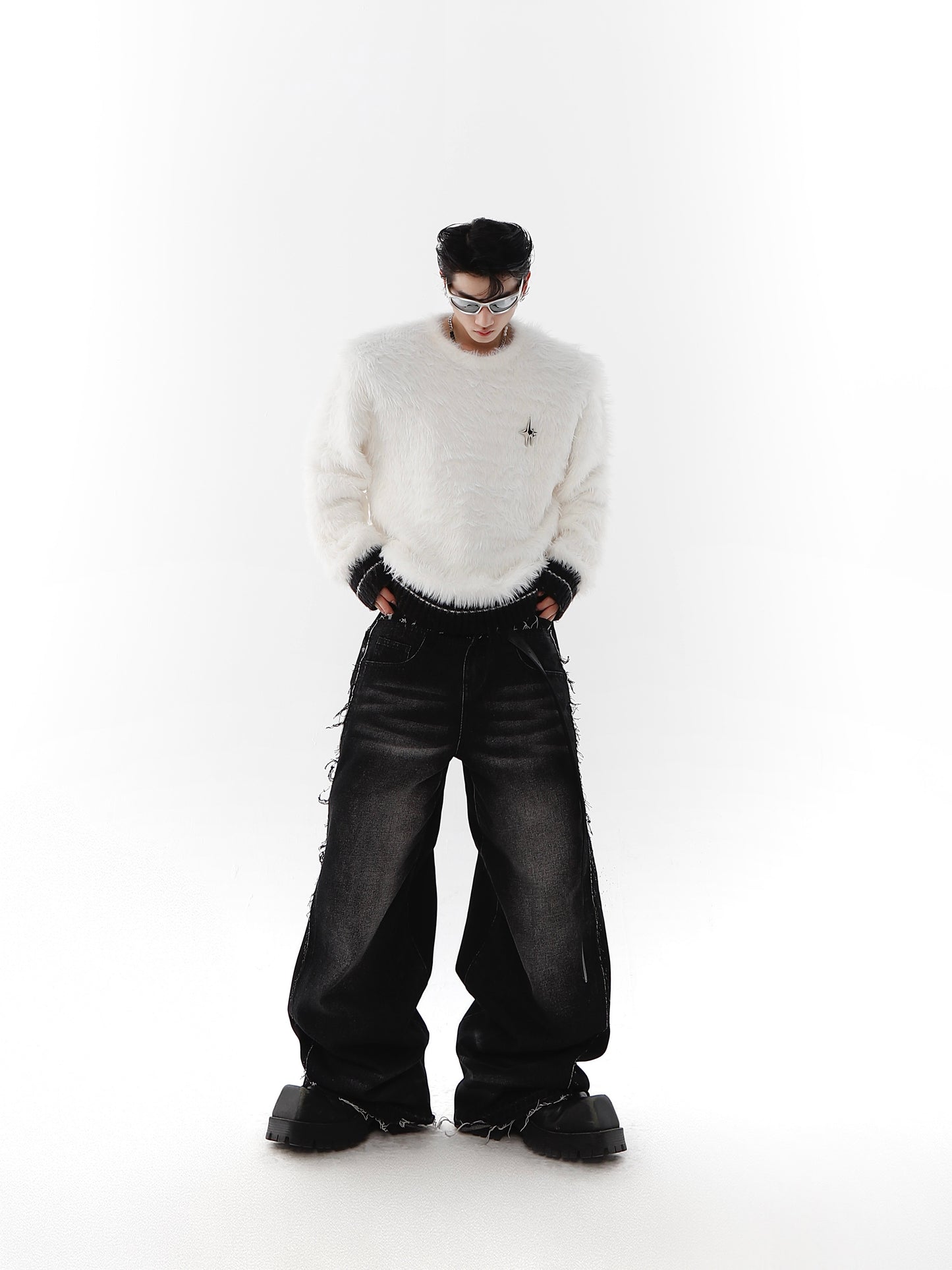 UNISEX GENESIS Fuzzy Sweater | ARGUE CULTURE Collection [H133]