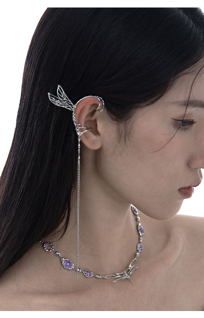 DRAGONFLY EAR CUFF | Dreamcatcher Series [H224] PLANKTONT