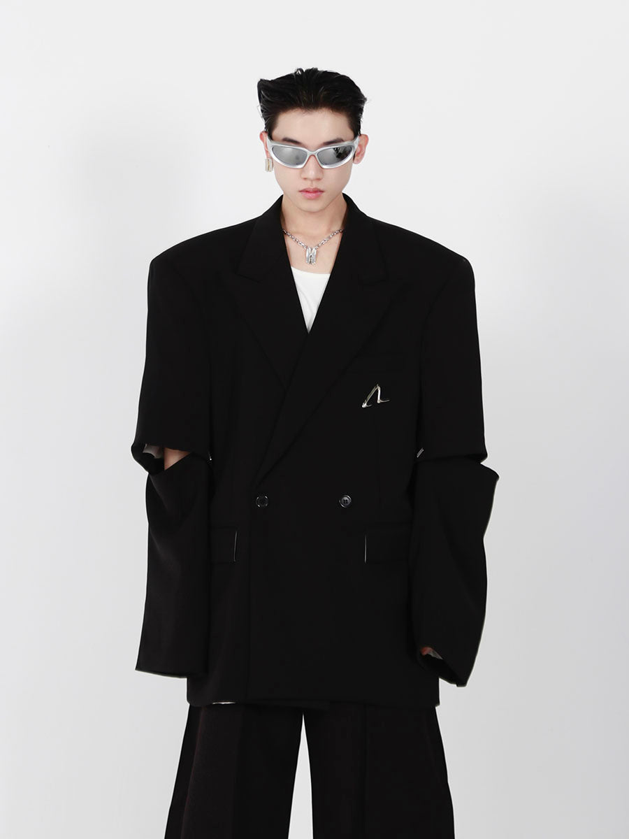 UNISEX Oversized Removable Sleeves Blazer (Suit) | ARGUE CULTURE Collection [H064]