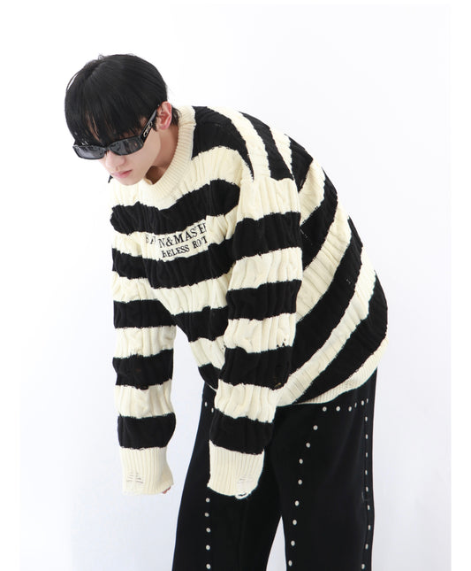 UNISEX Striped Knitted Sweater | ARGUE CULTURE Collection [H031]