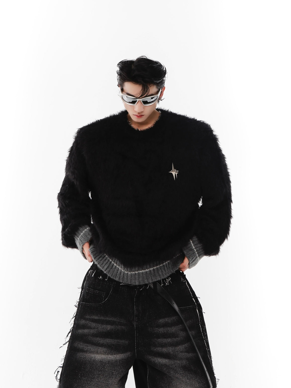 UNISEX GENESIS Fuzzy Sweater | ARGUE CULTURE Collection [H133]