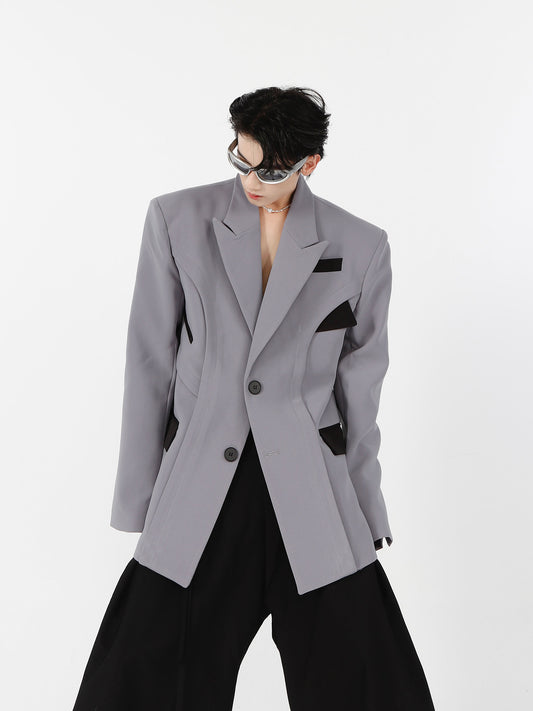 UNISEX Layered Design Blazer (Suit) | ARGUE CULTURE Collection [H114]