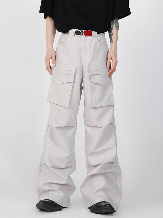 UNISEX Pocket Fold Detail Pants | ARGUE CULTURE Collection [H057]