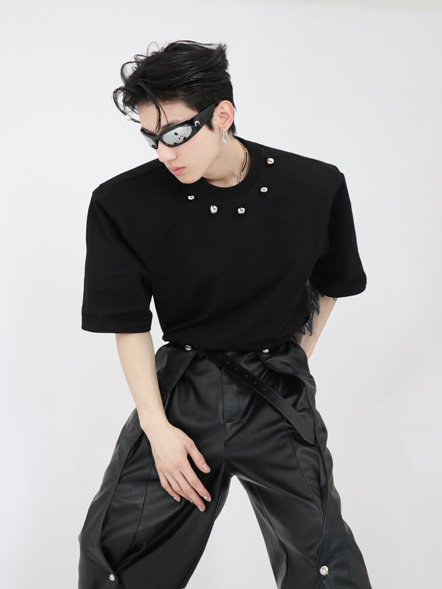 UNISEX Metall Embellishment T-shirt | ARGUE CULTURE Collection [H084]