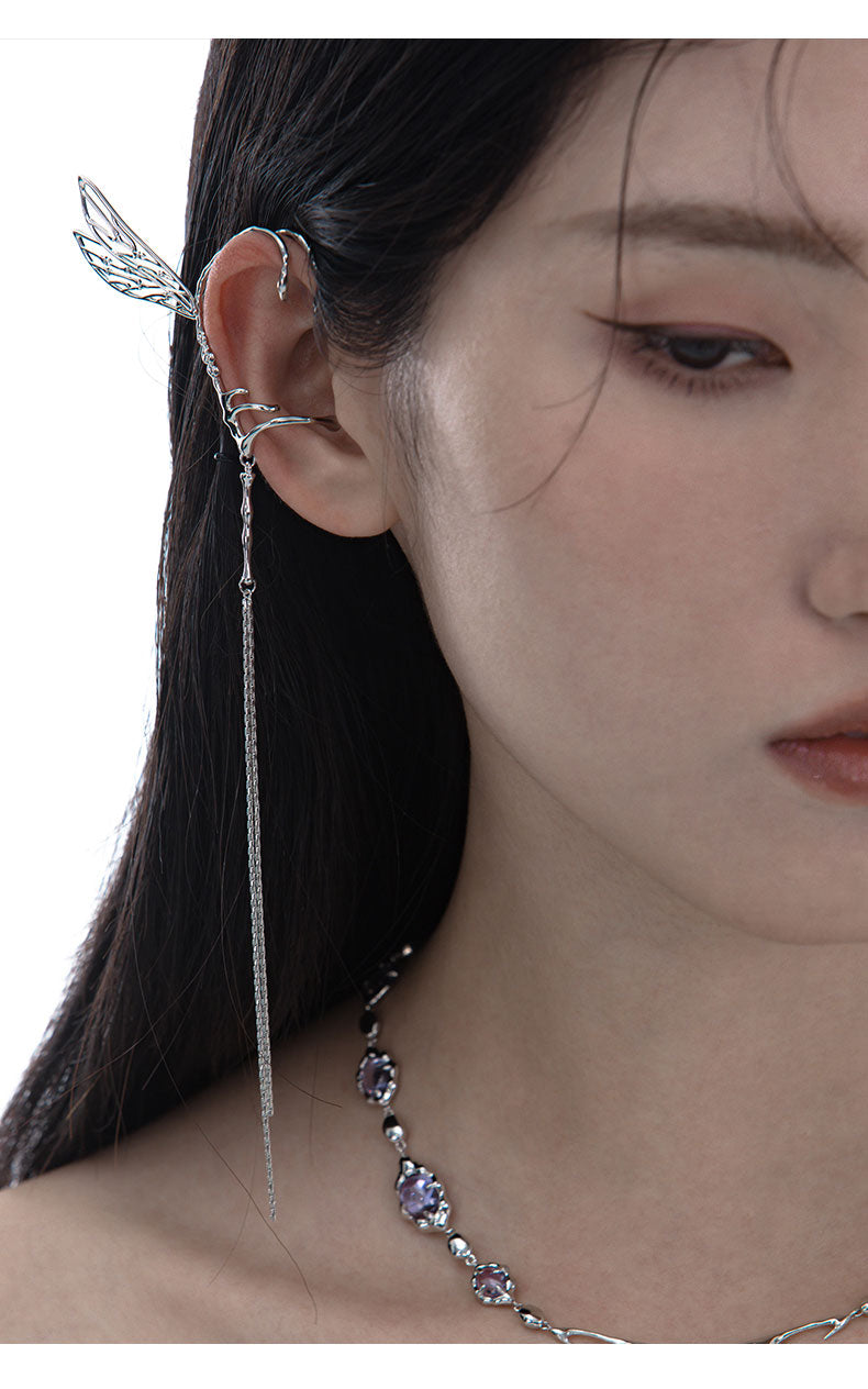 DRAGONFLY EAR CUFF | Dreamcatcher Series [H224] PLANKTONT