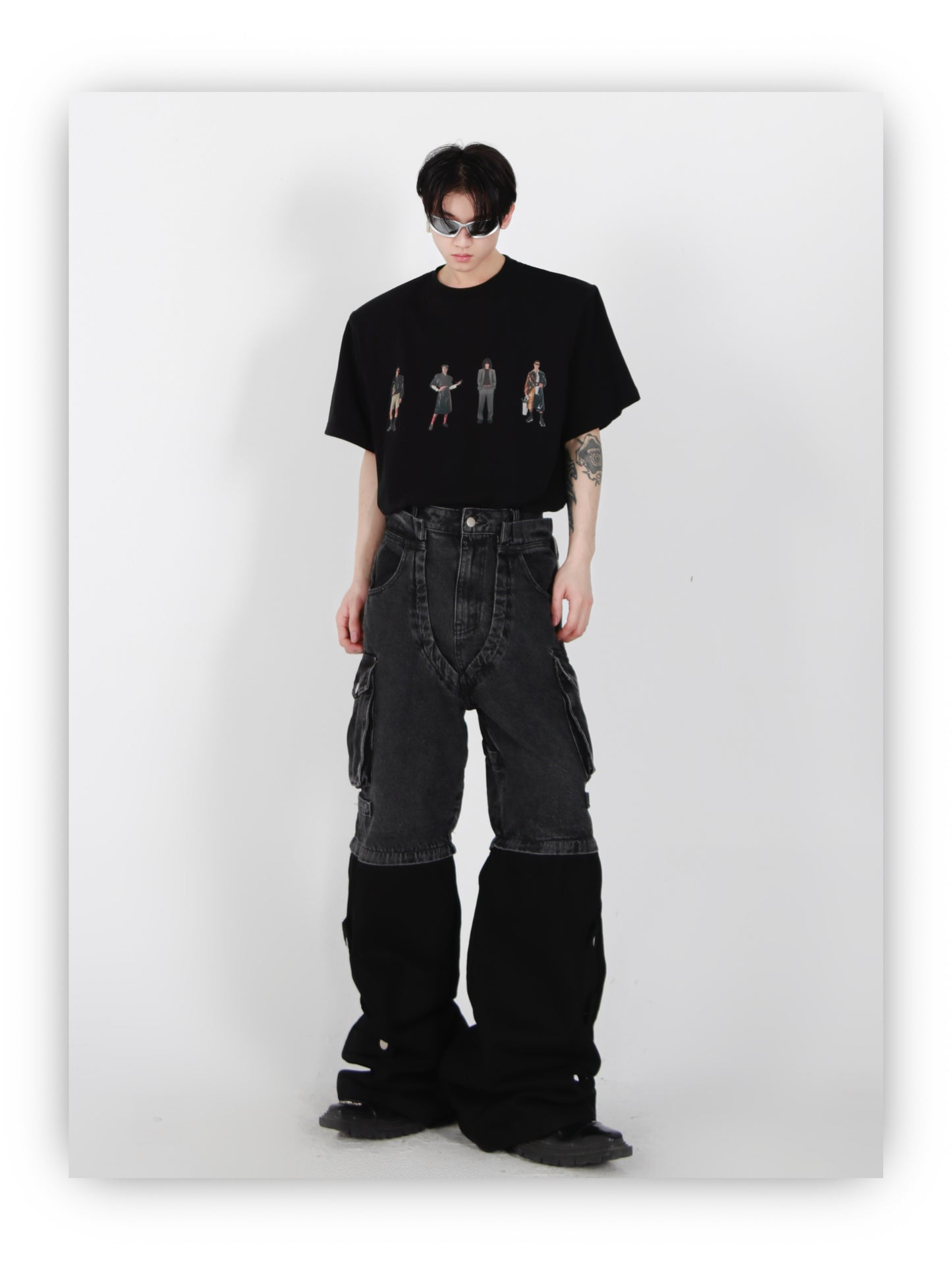 UNISEX Half Colored Denim Jeans | ARGUE CULTURE Collection [H117]