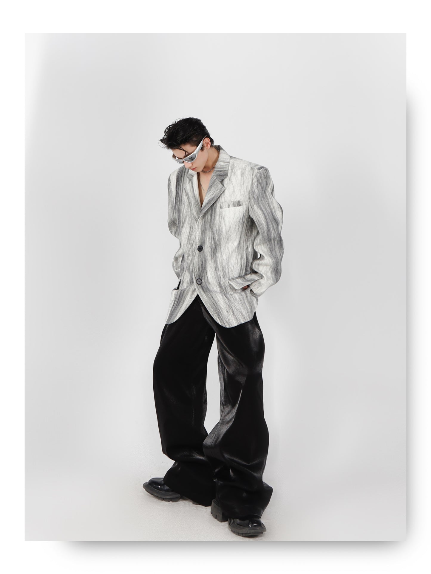 UNISEX Futuristic Patterned Blazer (Suit) | ARGUE CULTURE Collection [H141]