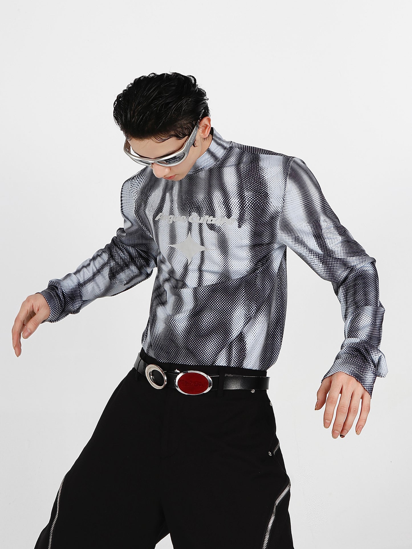 ERASED Reflective Long Sleeve Shirt  | ARGUE CULTURE Collection | Genesis Top [H251]