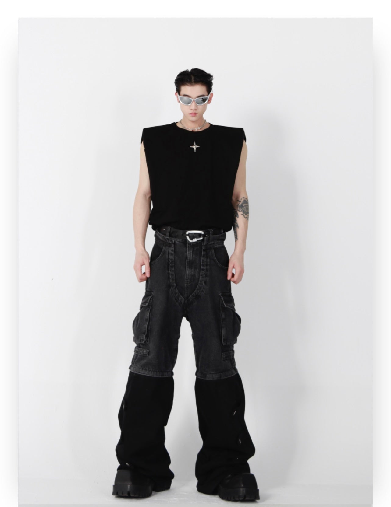 UNISEX Half Colored Denim Jeans | ARGUE CULTURE Collection [H117]