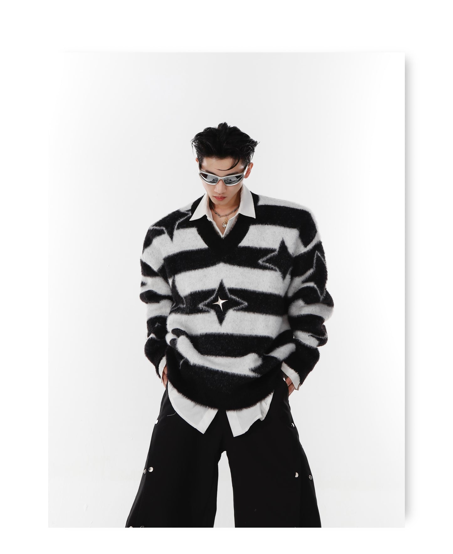 UNISEX GENESIS Striped Sweater | ARGUE CULTURE Collection [H128]