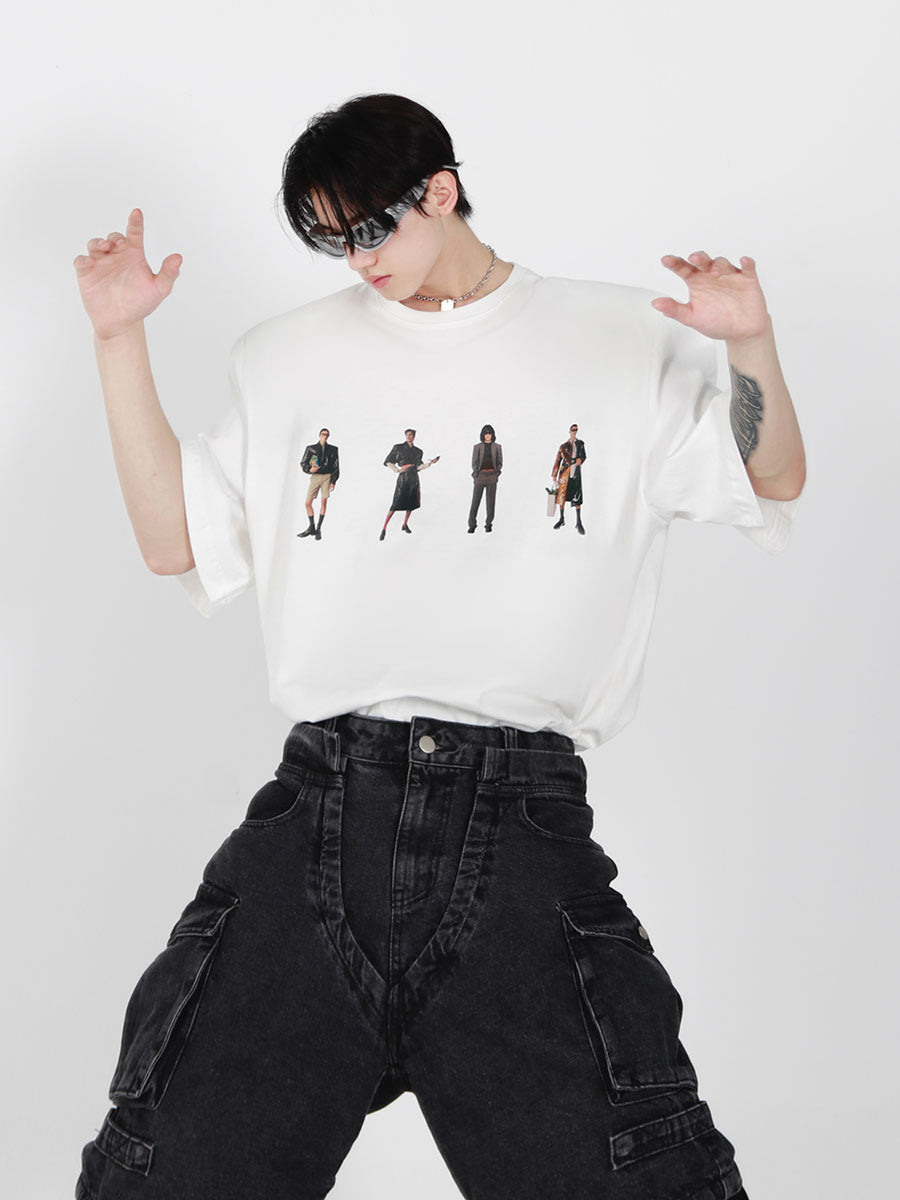 UNISEX Front and Back People T-shirt | ARGUE CULTURE Collection [H147]