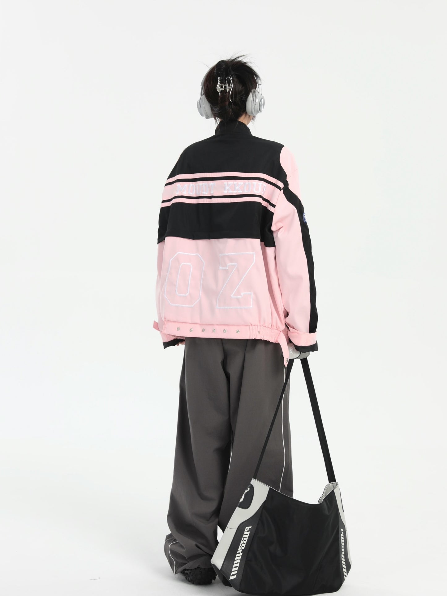 UNISEX Pink Racing Jacket, Pink Racing Skirt | ZZHENL [H274]